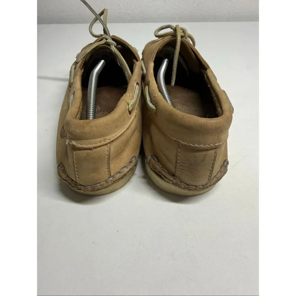 Timberland Men’s Sz 11 Classic Boat Shoes Tan Leather See Description